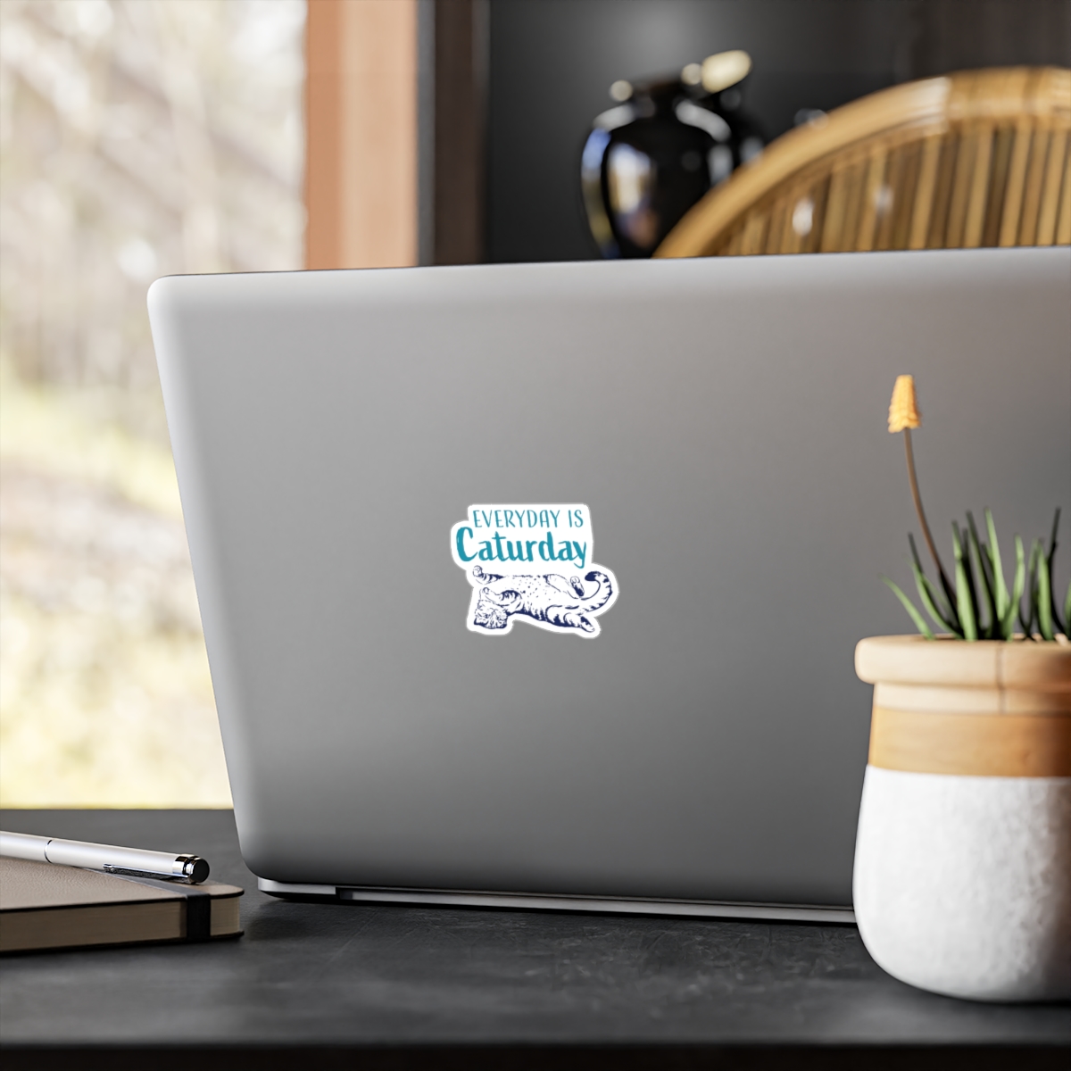 Everyday is Caturday Sticker